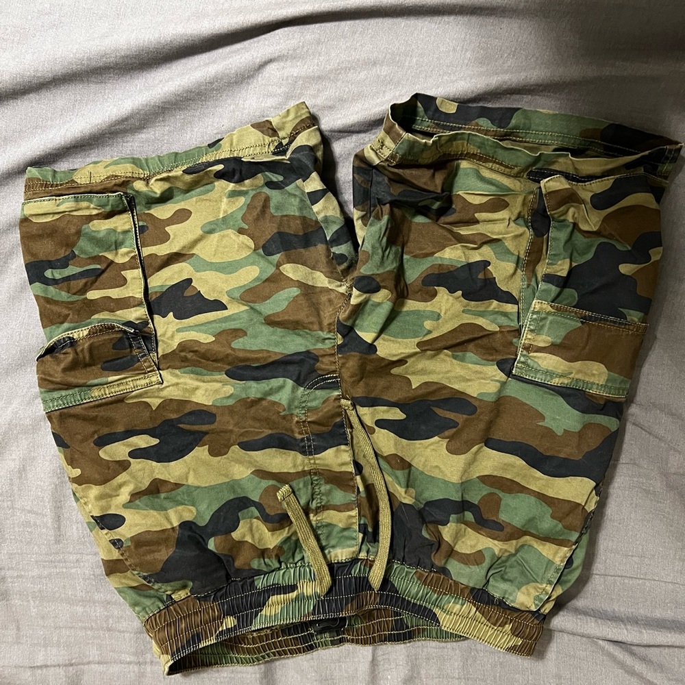 Camouflage Cargo Shorts